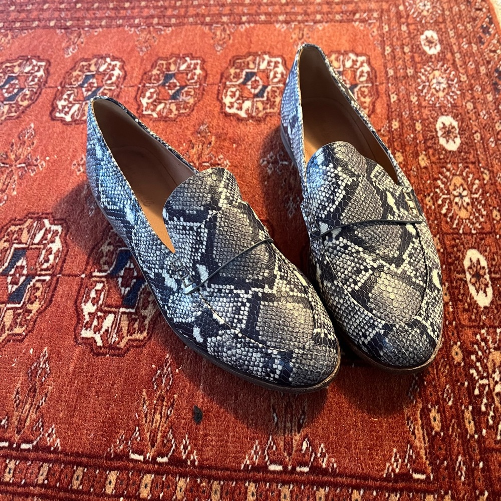 Madewell Alligator Loafers 9.5